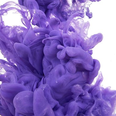 Suda mürekkep. Splash boya karıştırma. Çok renkli sıvı boya. Abst