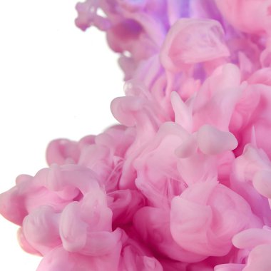 Suda mürekkep. Splash boya karıştırma. Çok renkli sıvı boya. Abst