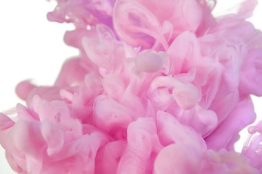 Suda mürekkep. Splash boya karıştırma. Çok renkli sıvı boya. Abst