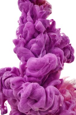 Suda mürekkep. Splash boya karıştırma. Çok renkli sıvı boya. Abst