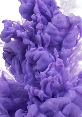 Suda mürekkep. Splash boya karıştırma. Çok renkli sıvı boya. Abst