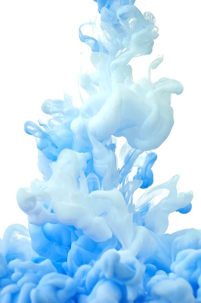 Tinta en el agua. Mezcla de pintura Splash. Colorante líquido multicolor. Abst. —  Fotos de Stock
