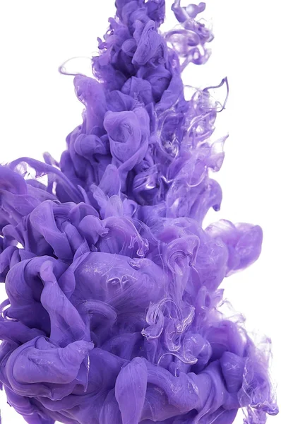 Suda mürekkep. Splash boya karıştırma. Çok renkli sıvı boya. Abst