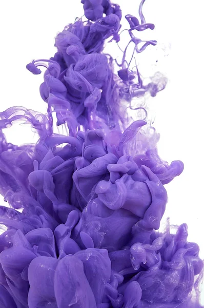 Ink in water. Splash paint mixing. Multicolored liquid dye. Abst — Stock Photo, Image