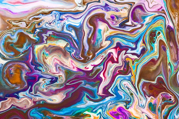 Arte fluido. Fondo colorido abstracto, fondo de pantalla. Mezcla de dolor — Foto de Stock