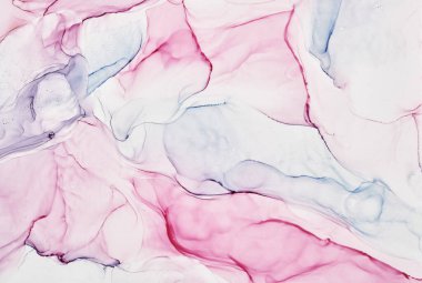 Alkol mürekkebi renkleri saydam. Soyut çok renkli mermer desen arkaplanı. Tasarım kağıdı, duvar kağıdı. Akrilik boyaları karıştırıyorum. Modern akışkan sanat. Alkol Mürekkebi Deseni