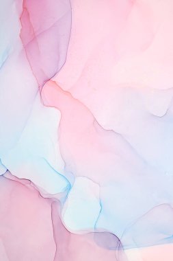 Alkol mürekkebi renkleri saydam. Soyut çok renkli mermer desen arkaplanı. Tasarım kağıdı, duvar kağıdı. Akrilik boyaları karıştırıyorum. Modern akışkan sanat. Alkol Mürekkebi Deseni