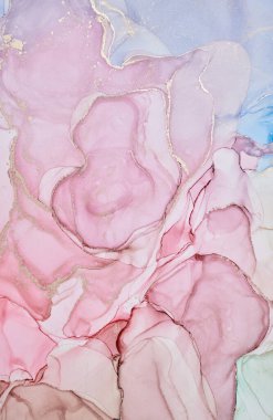 Alkol mürekkebi renkleri saydam. Soyut çok renkli mermer desen arkaplanı. Tasarım kağıdı, duvar kağıdı. Akrilik boyaları karıştırıyorum. Modern akışkan sanat. Alkol Mürekkebi Deseni