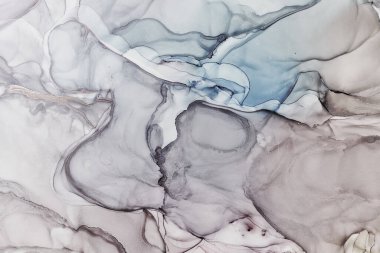 Alkol mürekkebi renkleri saydam. Soyut çok renkli mermer desen arkaplanı. Tasarım kağıdı, duvar kağıdı. Akrilik boyaları karıştırıyorum. Modern akışkan sanat. Alkol Mürekkebi Deseni