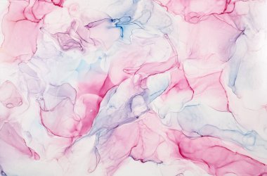 Alkol mürekkebi renkleri saydam. Soyut çok renkli mermer desen arkaplanı. Tasarım kağıdı, duvar kağıdı. Akrilik boyaları karıştırıyorum. Modern akışkan sanat. Alkol Mürekkebi Deseni