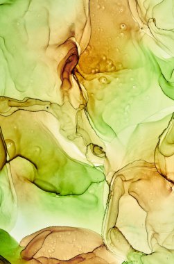 Alkol mürekkebi renkleri saydam. Soyut çok renkli mermer desen arkaplanı. Tasarım kağıdı, duvar kağıdı. Akrilik boyaları karıştırıyorum. Modern akışkan sanat. Alkol Mürekkebi Deseni