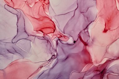 Alkol mürekkebi renkleri saydam. Soyut çok renkli mermer desen arkaplanı. Tasarım kağıdı, duvar kağıdı. Akrilik boyaları karıştırıyorum. Modern akışkan sanat. Alkol Mürekkebi Deseni