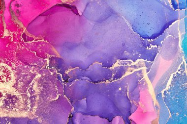 Alkol mürekkebi renkleri saydam. Soyut çok renkli mermer desen arkaplanı. Tasarım kağıdı, duvar kağıdı. Akrilik boyaları karıştırıyorum. Modern akışkan sanat. Alkol Mürekkebi Deseni