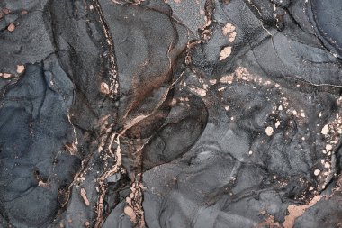 Alkol mürekkebi renkleri saydam. Soyut çok renkli mermer desen arkaplanı. Tasarım kağıdı, duvar kağıdı. Akrilik boyaları karıştırıyorum. Modern akışkan sanat. Alkol Mürekkebi Deseni