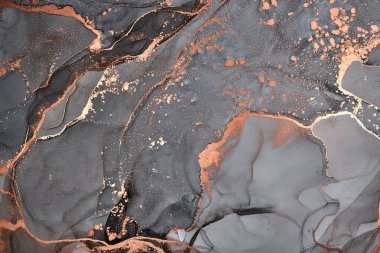 Alkol mürekkebi renkleri saydam. Soyut çok renkli mermer desen arkaplanı. Tasarım kağıdı, duvar kağıdı. Akrilik boyaları karıştırıyorum. Modern akışkan sanat. Alkol Mürekkebi Deseni