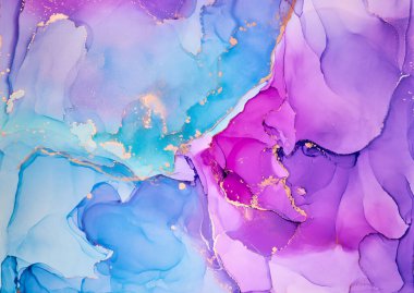 Alkol mürekkebi renkleri saydam. Soyut çok renkli mermer desen arkaplanı. Tasarım kağıdı, duvar kağıdı. Akrilik boyaları karıştırıyorum. Modern akışkan sanat. Alkol Mürekkebi Deseni
