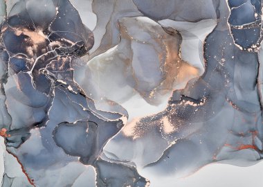 Alkol mürekkebi renkleri saydam. Soyut çok renkli mermer desen arkaplanı. Tasarım kağıdı, duvar kağıdı. Akrilik boyaları karıştırıyorum. Modern akışkan sanat. Alkol Mürekkebi Deseni