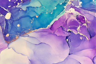 Alkol mürekkebi renkleri saydam. Soyut çok renkli mermer desen arkaplanı. Tasarım kağıdı, duvar kağıdı. Akrilik boyaları karıştırıyorum. Modern akışkan sanat. Alkol Mürekkebi Deseni