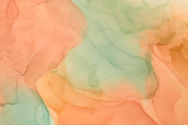 Alkol mürekkebi renkleri saydam. Soyut çok renkli mermer desen arkaplanı. Tasarım kağıdı, duvar kağıdı. Akrilik boyaları karıştırıyorum. Modern akışkan sanat. Alkol Mürekkebi Deseni