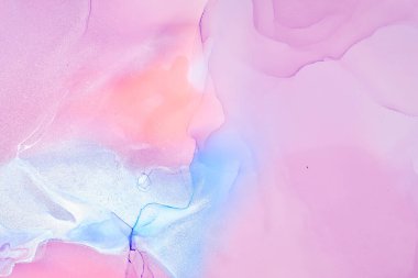 Alkol mürekkebi renkleri saydam. Soyut çok renkli mermer desen arkaplanı. Tasarım kağıdı, duvar kağıdı. Akrilik boyaları karıştırıyorum. Modern akışkan sanat. Alkol Mürekkebi Deseni