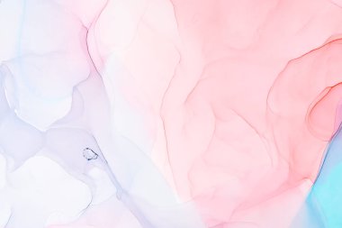 Alkol mürekkebi renkleri saydam. Soyut çok renkli mermer desen arkaplanı. Tasarım kağıdı, duvar kağıdı. Akrilik boyaları karıştırıyorum. Modern akışkan sanat. Alkol Mürekkebi Deseni