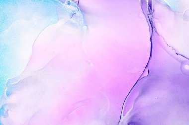 Alkol mürekkebi renkleri saydam. Soyut çok renkli mermer desen arkaplanı. Tasarım kağıdı, duvar kağıdı. Akrilik boyaları karıştırıyorum. Modern akışkan sanat. Alkol Mürekkebi Deseni