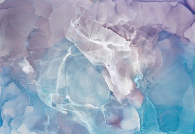 Alkol mürekkebi renkleri saydam. Soyut çok renkli mermer desen arkaplanı. Tasarım kağıdı, duvar kağıdı. Akrilik boyaları karıştırıyorum. Modern akışkan sanat. Alkol Mürekkebi Deseni