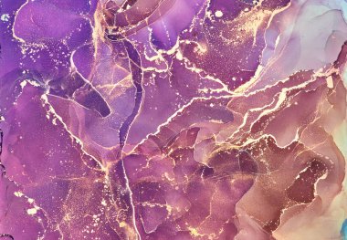 Alkol mürekkebi renkleri saydam. Soyut çok renkli mermer desen arkaplanı. Tasarım kağıdı, duvar kağıdı. Akrilik boyaları karıştırıyorum. Modern akışkan sanat. Alkol Mürekkebi Deseni