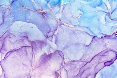 Alkol mürekkebi renkleri saydam. Soyut çok renkli mermer desen arkaplanı. Tasarım kağıdı, duvar kağıdı. Akrilik boyaları karıştırıyorum. Modern akışkan sanat. Alkol Mürekkebi Deseni