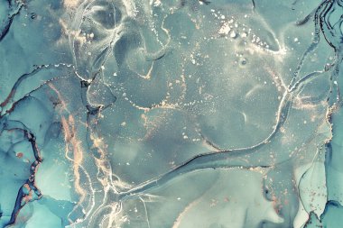 Alkol mürekkebi renkleri saydam. Soyut çok renkli mermer desen arkaplanı. Tasarım kağıdı, duvar kağıdı. Akrilik boyaları karıştırıyorum. Modern akışkan sanat. Alkol Mürekkebi Deseni