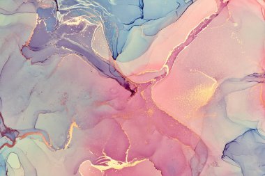 Alkol mürekkebi renkleri saydam. Soyut çok renkli mermer desen arkaplanı. Tasarım kağıdı, duvar kağıdı. Akrilik boyaları karıştırıyorum. Modern akışkan sanat. Alkol Mürekkebi Deseni