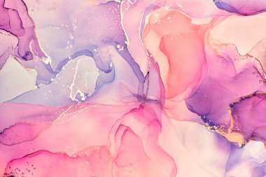 Alkol mürekkebi renkleri saydam. Soyut çok renkli mermer desen arkaplanı. Tasarım kağıdı, duvar kağıdı. Akrilik boyaları karıştırıyorum. Modern akışkan sanat. Alkol Mürekkebi Deseni