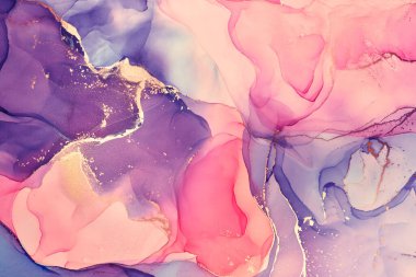 Alkol mürekkebi renkleri saydam. Soyut çok renkli mermer desen arkaplanı. Tasarım kağıdı, duvar kağıdı. Akrilik boyaları karıştırıyorum. Modern akışkan sanat. Alkol Mürekkebi Deseni