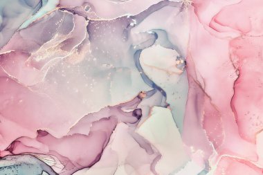 Alkol mürekkebi renkleri saydam. Soyut çok renkli mermer desen arkaplanı. Tasarım kağıdı, duvar kağıdı. Akrilik boyaları karıştırıyorum. Modern akışkan sanat. Alkol Mürekkebi Deseni