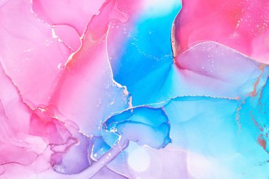 Alkol mürekkebi renkleri saydam. Soyut çok renkli mermer desen arkaplanı. Tasarım kağıdı, duvar kağıdı. Akrilik boyaları karıştırıyorum. Modern akışkan sanat. Alkol Mürekkebi Deseni