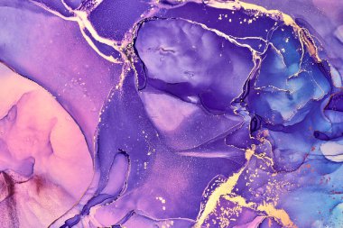 Alkol mürekkebi renkleri saydam. Soyut çok renkli mermer desen arkaplanı. Tasarım kağıdı, duvar kağıdı. Akrilik boyaları karıştırıyorum. Modern akışkan sanat. Alkol Mürekkebi Deseni