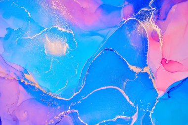 Alkol mürekkebi renkleri saydam. Soyut çok renkli mermer desen arkaplanı. Tasarım kağıdı, duvar kağıdı. Akrilik boyaları karıştırıyorum. Modern akışkan sanat. Alkol Mürekkebi Deseni