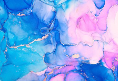 Alkol mürekkebi renkleri saydam. Soyut çok renkli mermer desen arkaplanı. Tasarım kağıdı, duvar kağıdı. Akrilik boyaları karıştırıyorum. Modern akışkan sanat. Alkol Mürekkebi Deseni