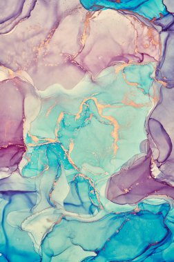 Alkol mürekkebi renkleri saydam. Soyut çok renkli mermer desen arkaplanı. Tasarım kağıdı, duvar kağıdı. Akrilik boyaları karıştırıyorum. Modern akışkan sanat. Alkol Mürekkebi Deseni