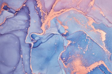 Alkol mürekkebi renkleri saydam. Soyut çok renkli mermer desen arkaplanı. Tasarım kağıdı, duvar kağıdı. Akrilik boyaları karıştırıyorum. Modern akışkan sanat. Alkol Mürekkebi Deseni