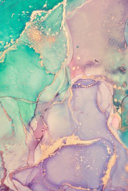 Alkol mürekkebi renkleri saydam. Soyut çok renkli mermer desen arkaplanı. Tasarım kağıdı, duvar kağıdı. Akrilik boyaları karıştırıyorum. Modern akışkan sanat. Alkol Mürekkebi Deseni