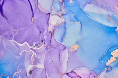 Alkol mürekkebi renkleri saydam. Soyut çok renkli mermer desen arkaplanı. Tasarım kağıdı, duvar kağıdı. Akrilik boyaları karıştırıyorum. Modern akışkan sanat. Alkol Mürekkebi Deseni