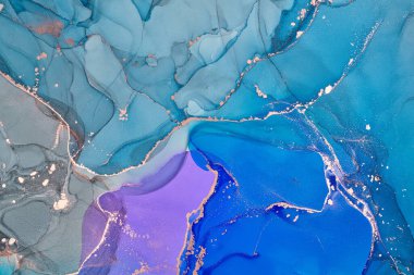 Alkol mürekkebi renkleri saydam. Soyut çok renkli mermer desen arkaplanı. Tasarım kağıdı, duvar kağıdı. Akrilik boyaları karıştırıyorum. Modern akışkan sanat. Alkol Mürekkebi Deseni