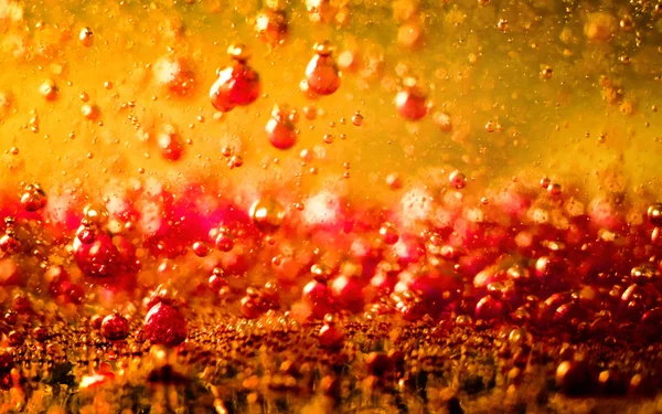 Bubbles in liquid colorful abstract — Stock Photo, Image