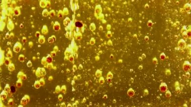 Sıvı renkli soyut kabarcıkları