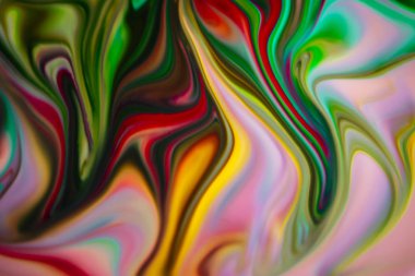 Soyut renkler birlikte karışık