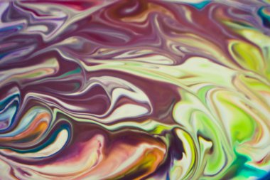 Soyut renkler birlikte karışık