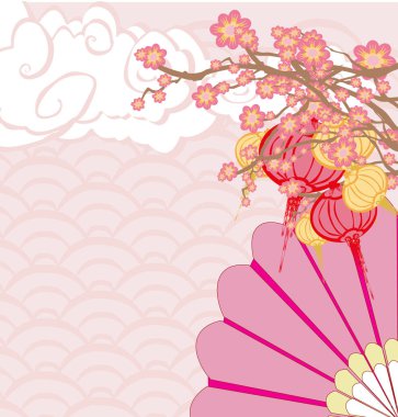 Fan soyut kartı katlama