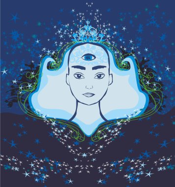 Üçüncü gözü olan adam, psişik doğaüstü duyuları olan.