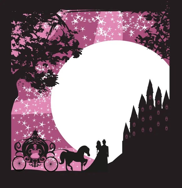 Magic Castle Princess Prince Royalty Free Stock Illustrations